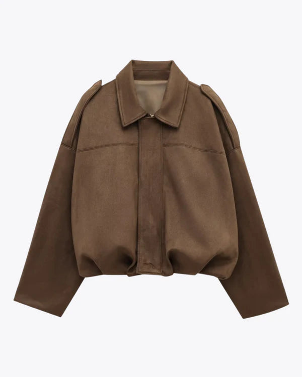 ADA - Blouson aviateur en suédine