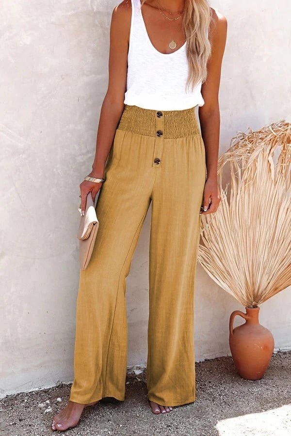 CECILIA - HIGH-WAIST RELAXED PANTS