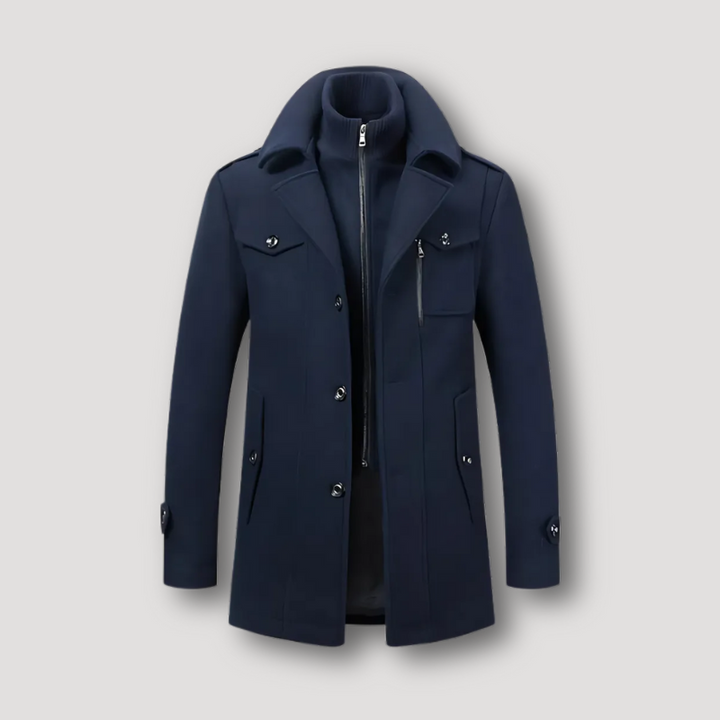 LEIGHTON - TRENCH D'HIVER DE STYLE MILITAIRE DEUX PIÈCES