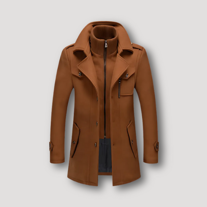 LEIGHTON - TRENCH D'HIVER DE STYLE MILITAIRE DEUX PIÈCES