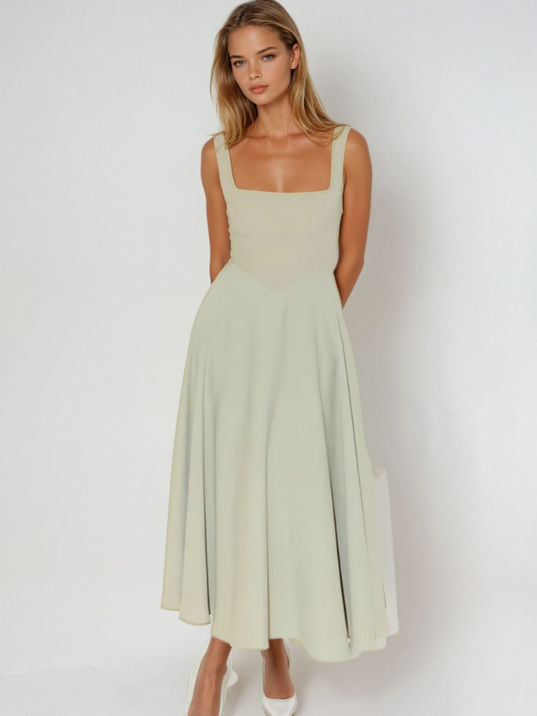 KRIZZIA - RUNWAY READY MIDI SUN DRESS