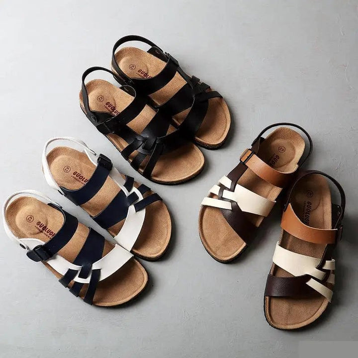 CHRISANNE - SANDALES EN CUIR CONFORTABLES ET ÉLÉGANTES