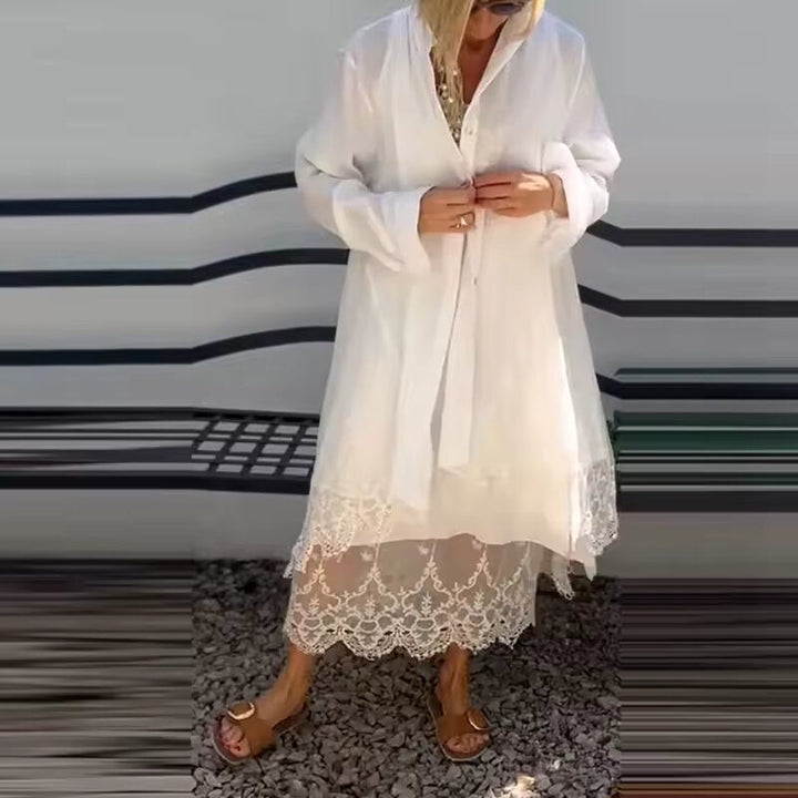 ADWOA - ENSEMBLE ROBE ÉLÉGANTE EN DENTELLE