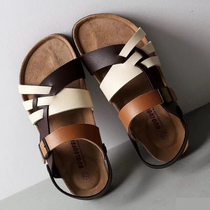CHRISANNE - SANDALES EN CUIR CONFORTABLES ET ÉLÉGANTES