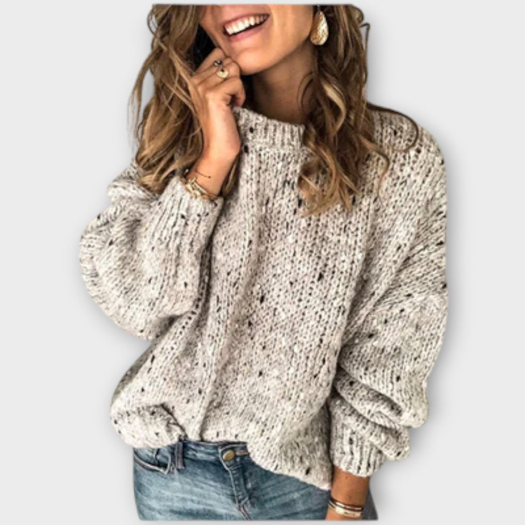 KARA – PULL CONFORT TEXTURÉ POUR ÂMES SŒURS