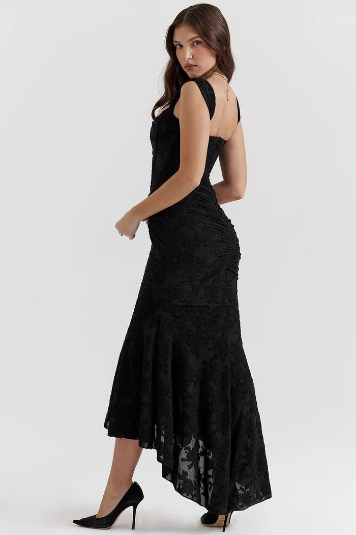WANWAN - BLOSSOM PRINT MAXI GOWN