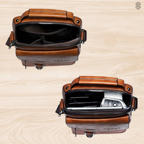 IDA - SAC À BANDOULIÈRE DE LUXE EN CUIR