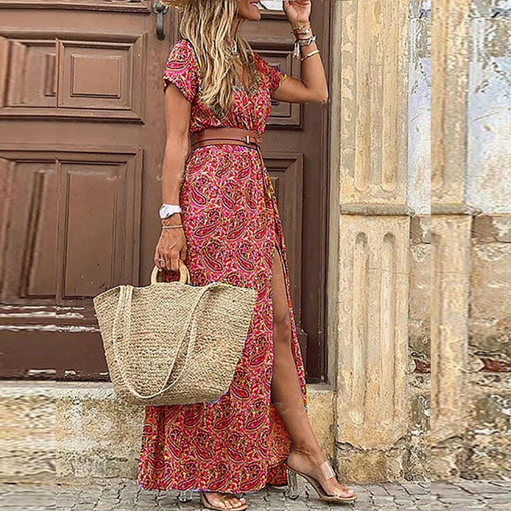 LUCILA - ECCENTRIC MAXI DRESS